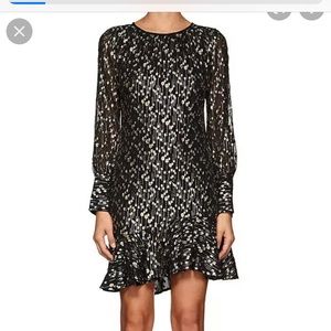 Derek Lam 10 Crosby Asymmetrical Ruffle Hem Dress